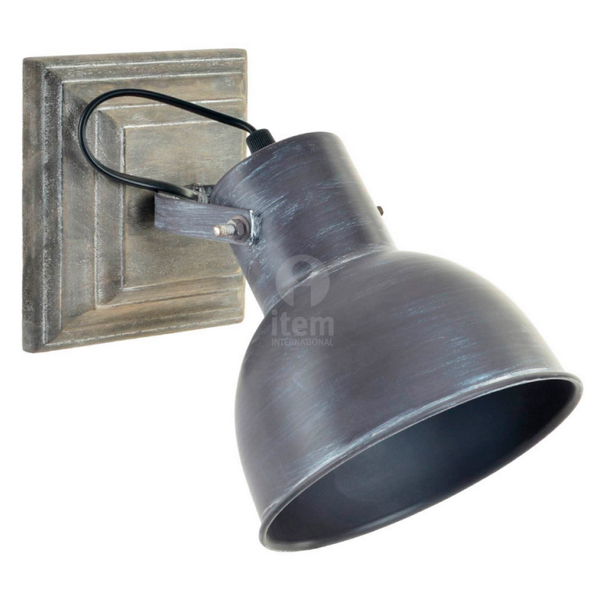 Lámpara campana zinc viejo