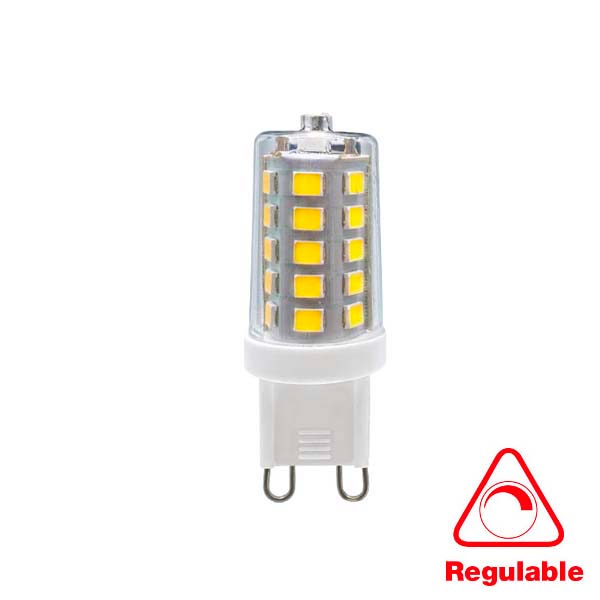 Bombilla led G9 3W cálida REGULABLE