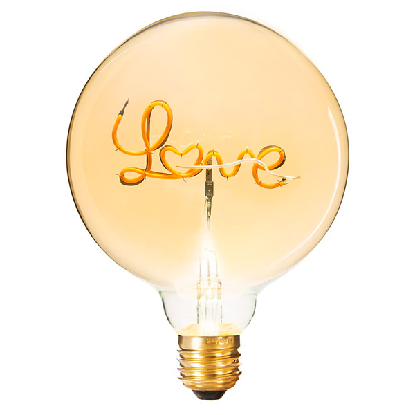 Bombilla LED globo LOVE