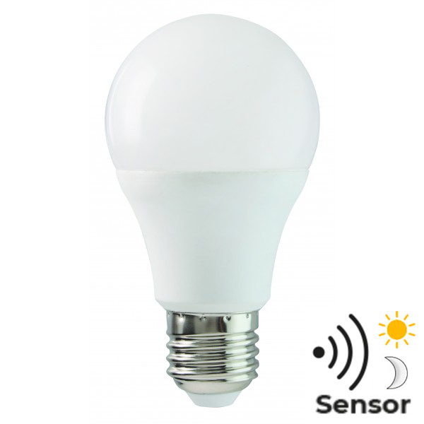 Bombilla LED Sensor luz cálida