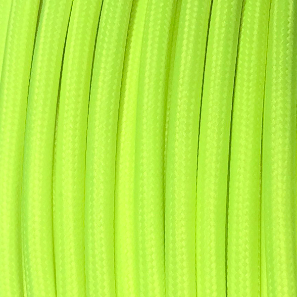 Cable color amarillo fluorescente