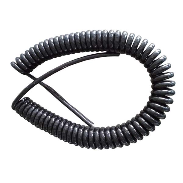 Cable espiral negro