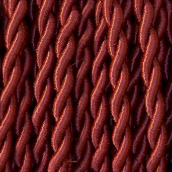 Cable trenzado textil BURDEOS seda