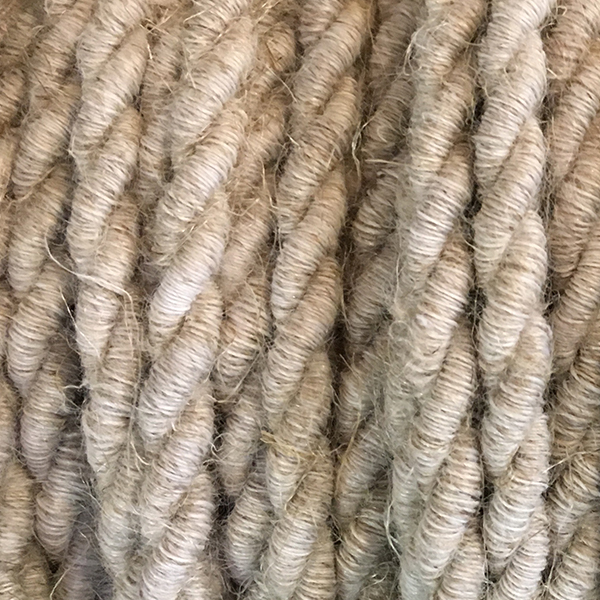 Cable torcido textil LINO