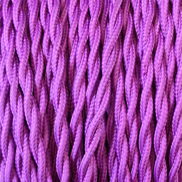 Cable trenzado violeta