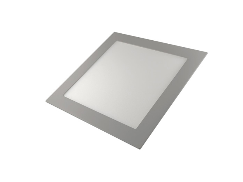 Downlight LED cuadrado gris 12W 6500k