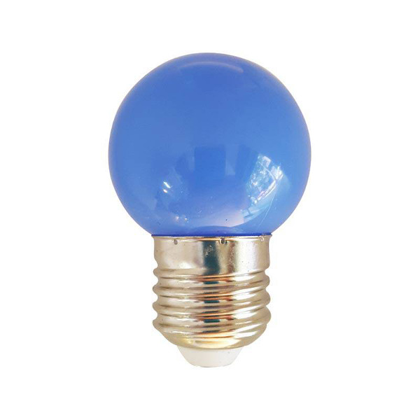 Esférica LED 1,5W E27 Azul