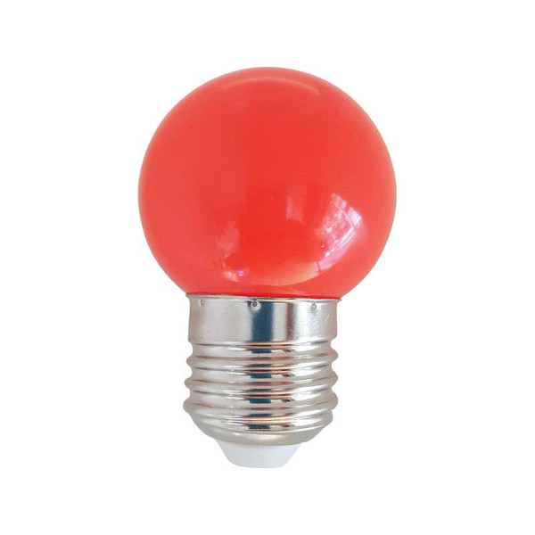 Esférica LED 1W E27 Roja