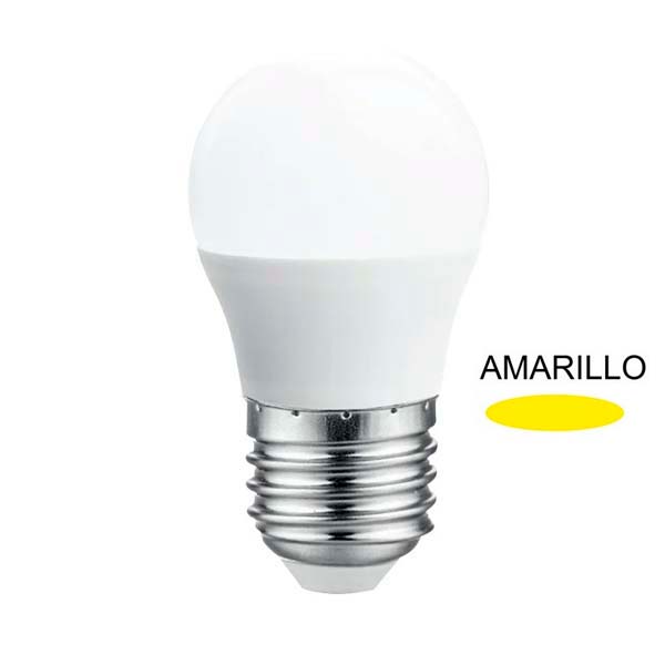 Esférica LED 5.5W E27 Amarilla