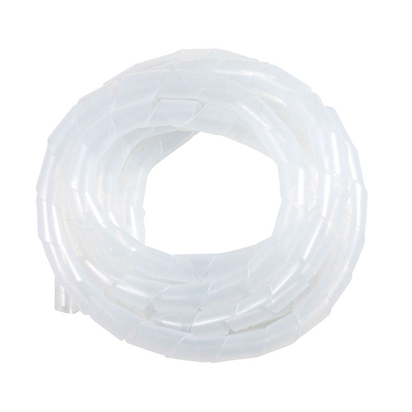 Espiral recoge cables blanca