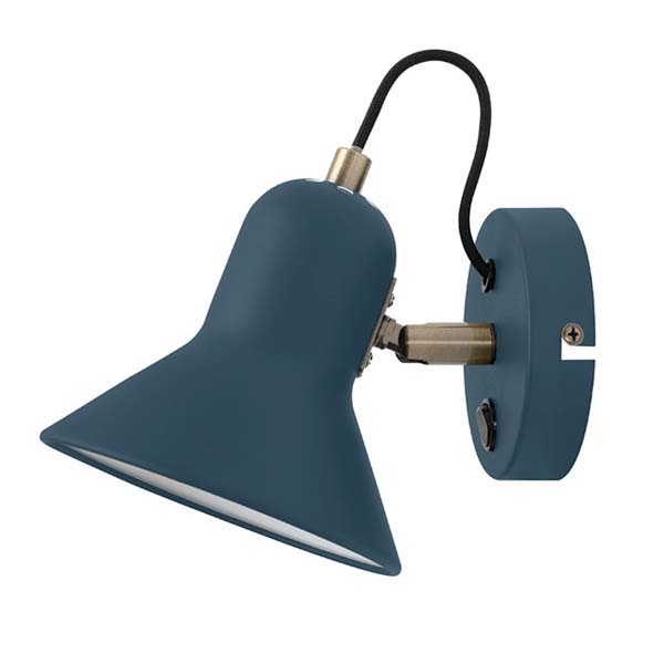 Lámpara campana azul