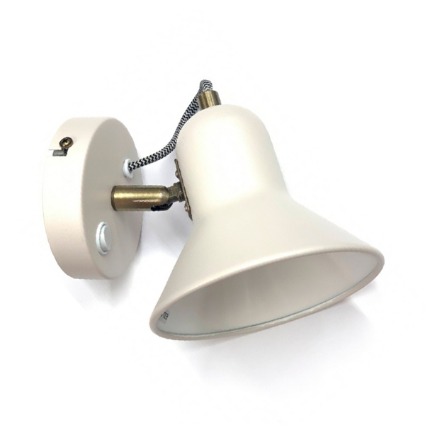 Lámpara campana blanca