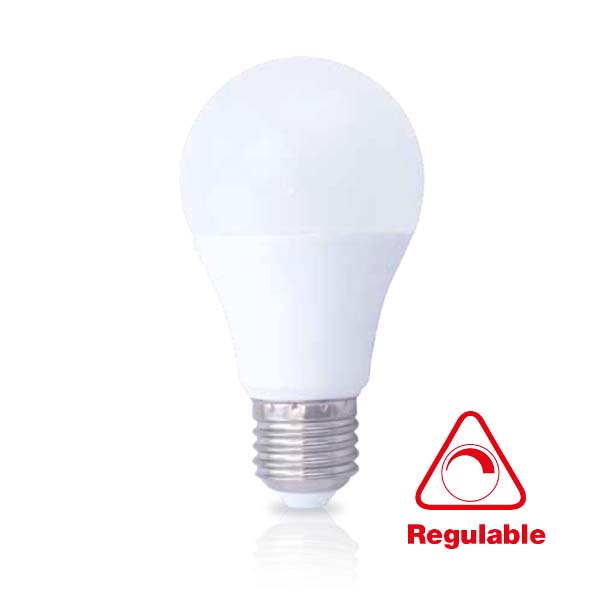Bombilla LED E27 compatible con regulador de intensidad