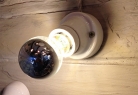 Bombilla LED cúpula plateada