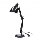 Lámpara de escritorio Fokus negra