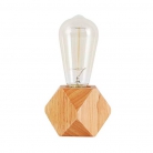 Lámpara dodecaedro madera
