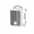 Mini calefactor 600W